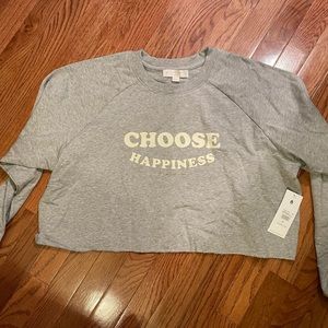Spiritual gangster, crop sweatshirt